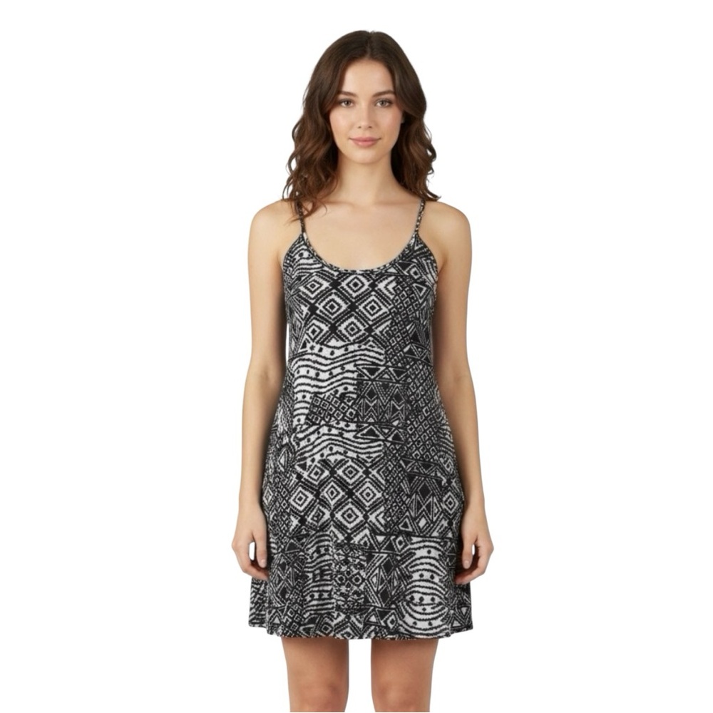 NWT AEROPOSTALE BLACK & WHITE AZTEC PRINT SUNDRESS SIZE M